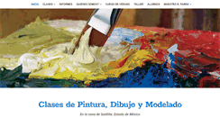 Desktop Screenshot of clasesdepintura.com.mx